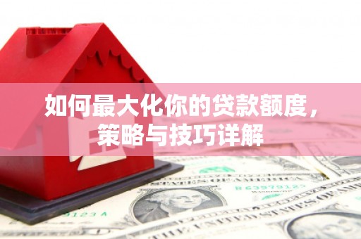 麦积如何最大化你的贷款额度，策略与技巧详解