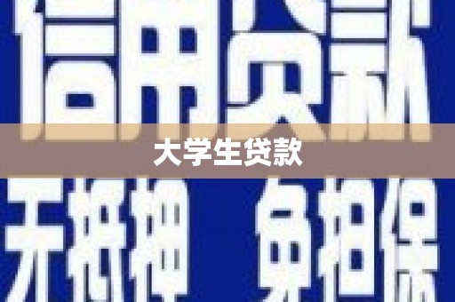 麦积大学生贷款