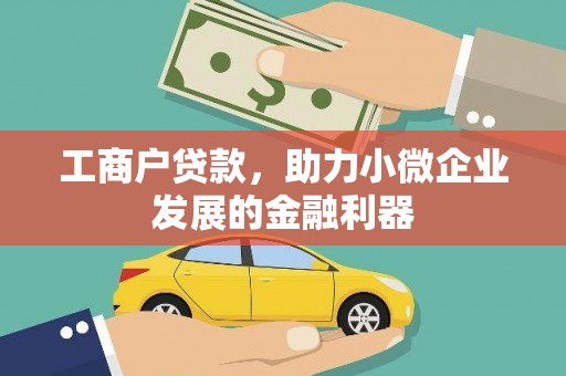 麦积工商户贷款，助力小微企业发展的金融利器