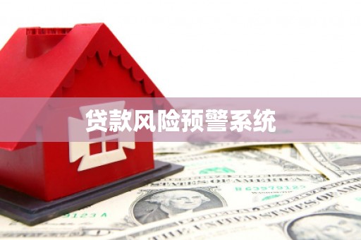 麦积贷款风险预警系统