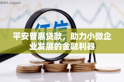 麦积平安普惠贷款，助力小微企业发展的金融利器