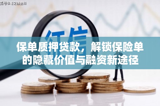 麦积保单质押贷款，解锁保险单的隐藏价值与融资新途径