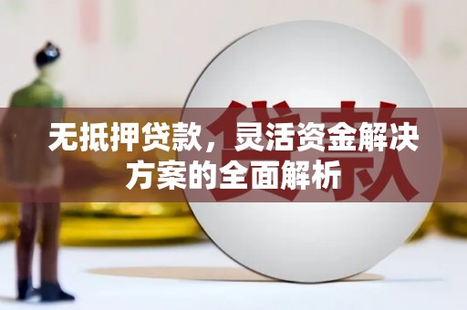 麦积无抵押贷款，灵活资金解决方案的全面解析