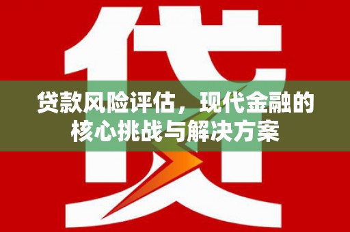 麦积贷款风险评估，现代金融的核心挑战与解决方案