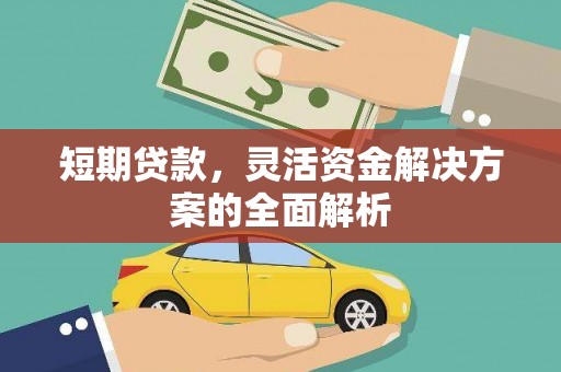麦积短期贷款，灵活资金解决方案的全面解析
