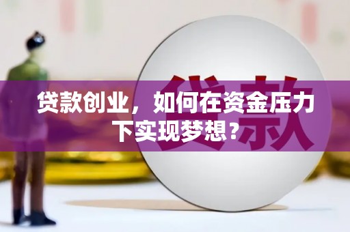 麦积贷款创业，如何在资金压力下实现梦想？