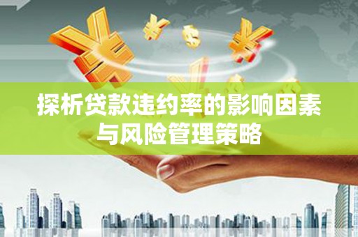 麦积探析贷款违约率的影响因素与风险管理策略