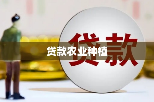 麦积贷款农业种植