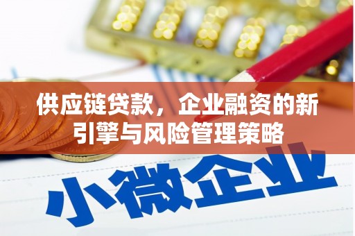 麦积供应链贷款，企业融资的新引擎与风险管理策略