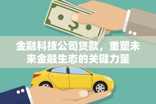 麦积金融科技公司贷款，重塑未来金融生态的关键力量