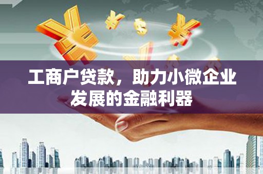 麦积工商户贷款，助力小微企业发展的金融利器