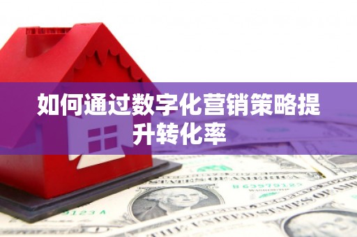 麦积如何通过数字化营销策略提升转化率