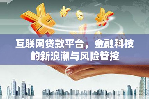 麦积互联网贷款平台，金融科技的新浪潮与风险管控