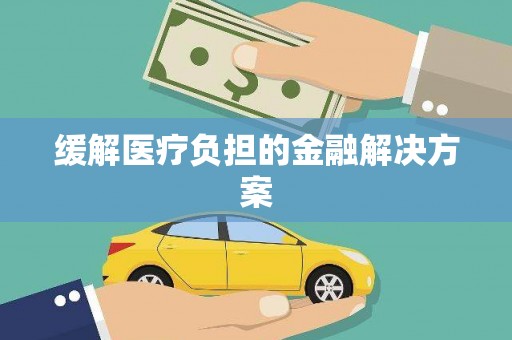 麦积缓解医疗负担的金融解决方案