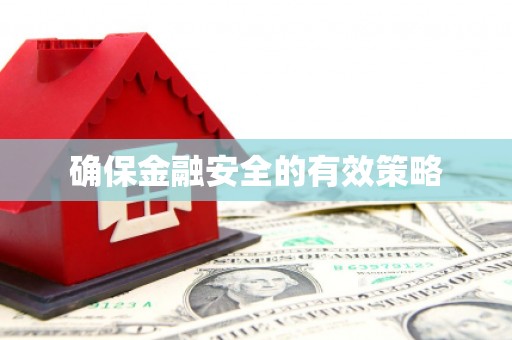 麦积确保金融安全的有效策略