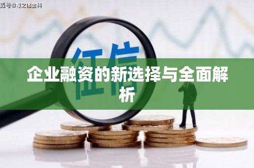 麦积企业融资的新选择与全面解析